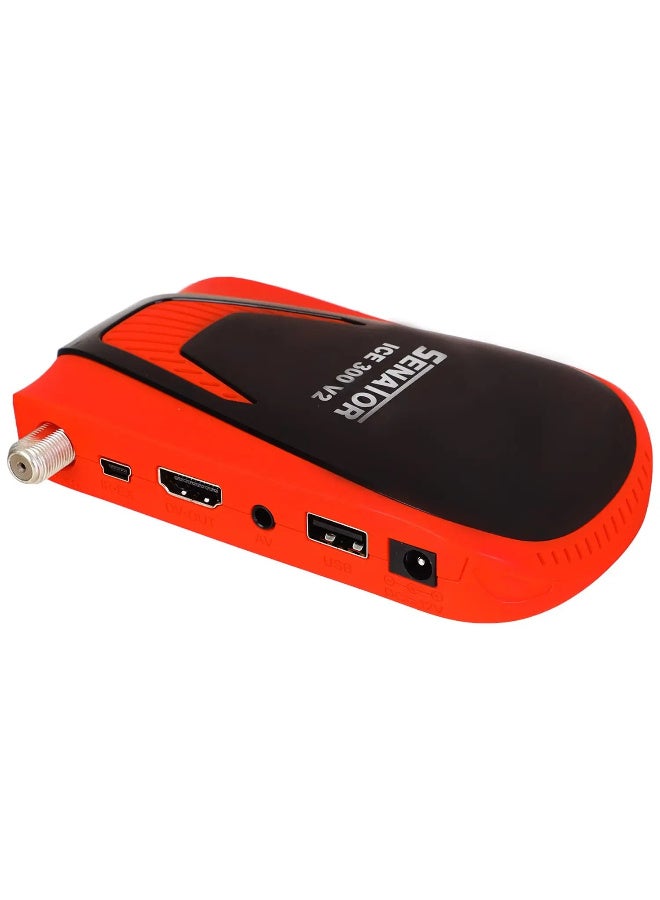 سيناتور أيس 300 V2 فل إتش دي 1080 مع واى فاى داخلى وريموت  بلوتوث - أحمر - Image 3